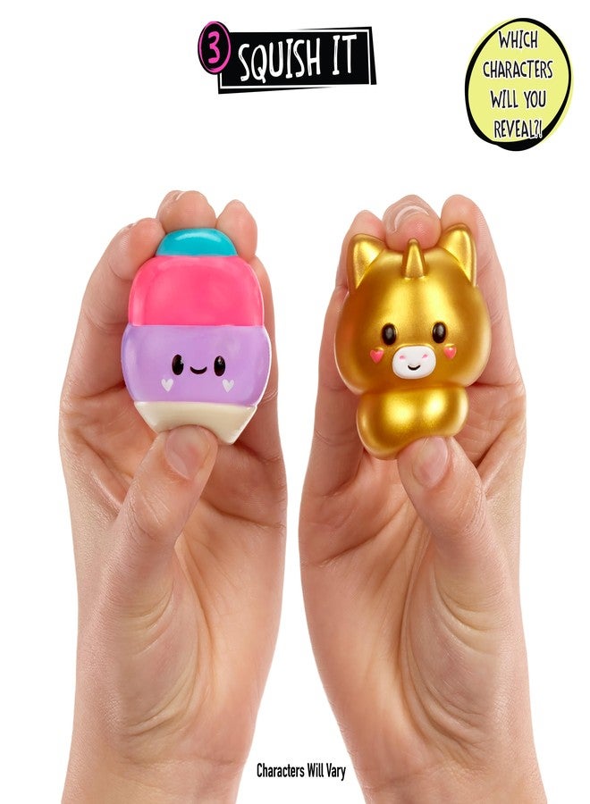 Fluffie Stuffiez دمى فلفي ستفيز الصغيرة القابلة للتجميع، بألوان قوس قزح وأكسولوتل، لعبة مفاجأة ناعمة وطرية للعب اللمسي، يمكنك صنعها بنفسك - Image 4